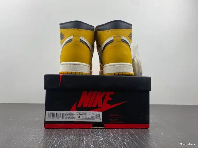 One Kick 1 DZ5485-701 Ochre Air Yellow OG High Jordan 0604